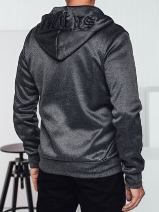 Moderní béžová mikina na zip V2 SSZP-0140