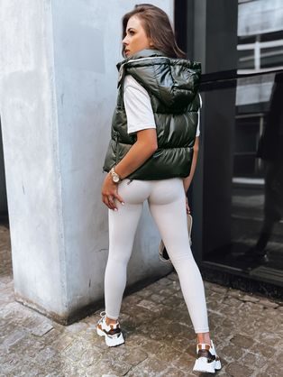 Dámská prošívaná černá vesta Glitzy