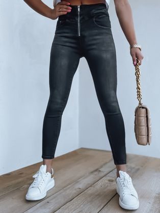 Jedinečné černé dámské kalhoty Lissa