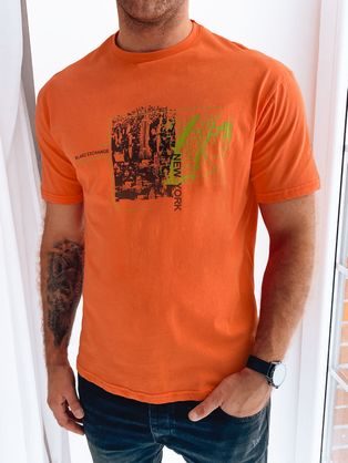 Oranžové tričko s nápisem New York