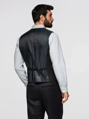 Jedinečná béžová elegantní vesta V3 BLZV-0109