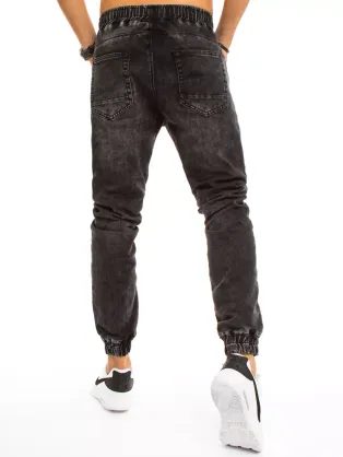 Stylové černé jogger džíny