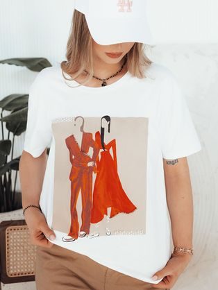 Dámské bílé tričko s potiskem Princy