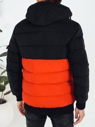 Trendy zimní bunda s kapucí v černé barvě