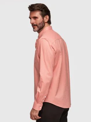 Pánská tmavě hnědá elegantní košile