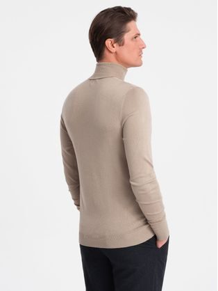 Stylový prodloužený svetr v tmavě šedé barvě