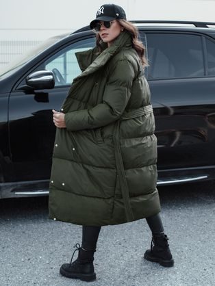 Krásná dámská šedá bunda SPARKLE