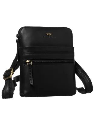 Trendy pánská tmavě hnědá taška přes rameno WILD