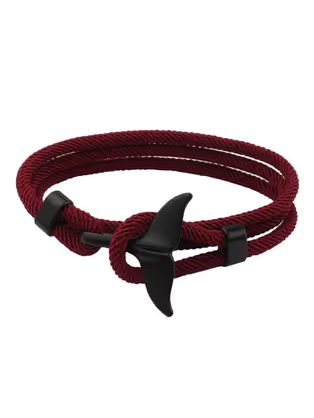 Námořnický vínový náramek s ploutví