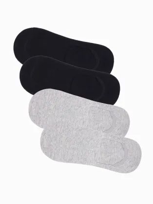 Pánské ponožky - černé/šedé om-soss-0104