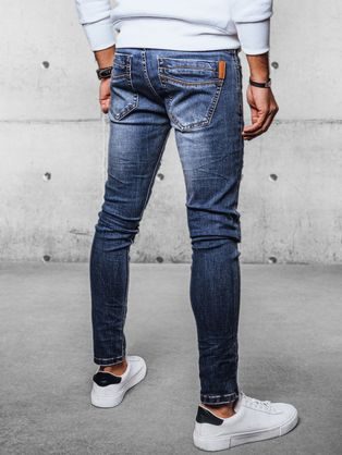 Módní pánské granátové džíny