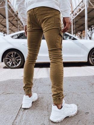 Trendy kapsáčové šedé jogger kalhoty