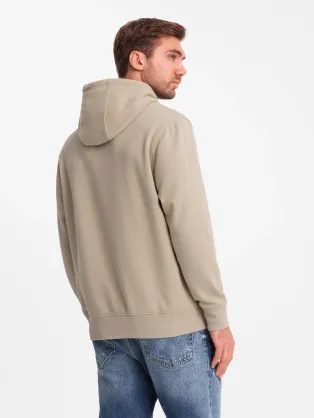 Trendy mikina s kapucí tmavě modrá 1684b