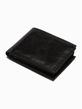 Pánská černá peněženka A799