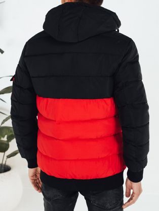 Trendy zimní bunda s kapucí v černé barvě