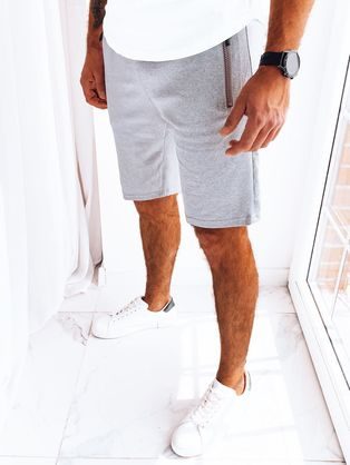 Úžasné pánské šortky v šedé barvě