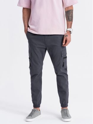 Trendy grafitové jogger kalhoty V3 PAJO-0125