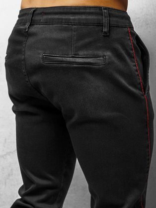 Moderní černé pánské džíny B/7154Z