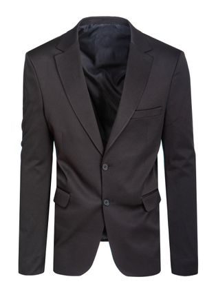 Elegantní černé sako pro muže do společnosti