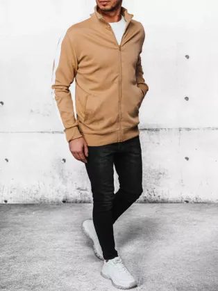 Zajímavá khaki mikina V6 JANP-0100