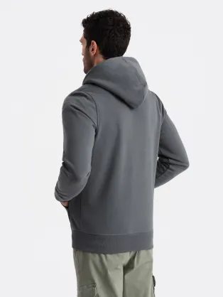Černá mikina v trendy provedení