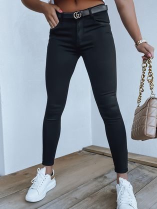 Černé dámské džíny v elegantním provedení Matil