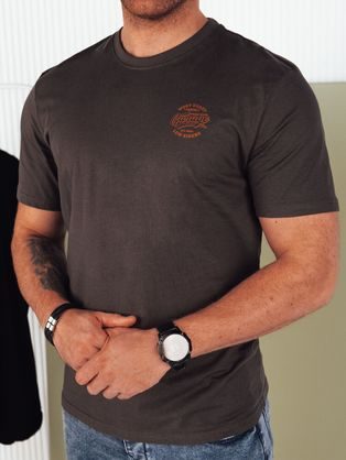 Trendy grafitové tričko s výrazným nápisem