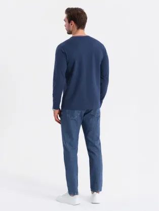 Poutavé bílé tričko s dlouhým rukávem V3 LSCL-0127