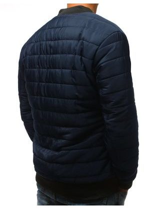 Sportovní přechodná bunda s reflexními prvky modrá v3 om-janp-0105