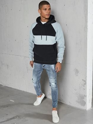 Jednoduchá mikina v granátové barvě