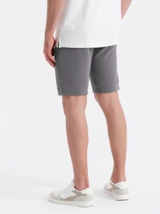 Trendy riflové kraťasy v modré barvě W480