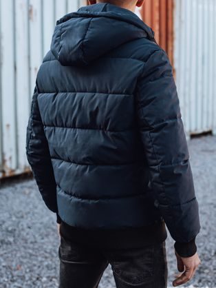 Trendy zimní bunda s kapucí v granátovém provedení