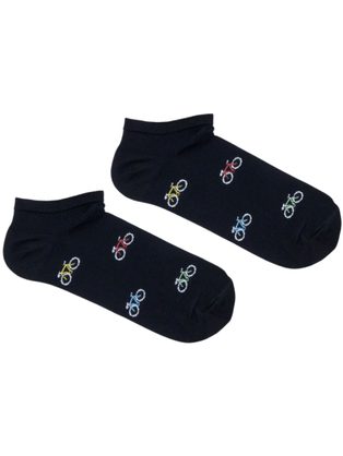 Pánské černé kotníkové ponožky Bicycle