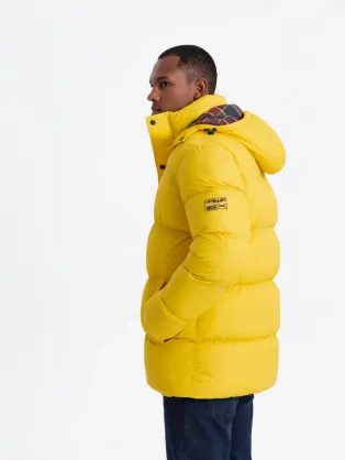 Nadčasová krémová pánská parka V1 JALJ-0166