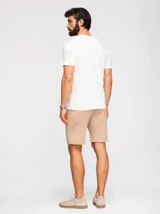Khaki pánská mikina v zajímavém designu