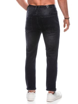 Trendové tmavě šedé džíny