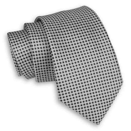 Šedá kravata s elegantním vzorem Angelo di Monti