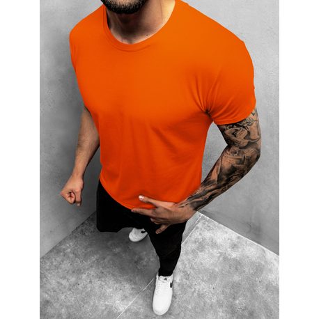Jednoduché pomerančové tričko JS/712005/32Z
