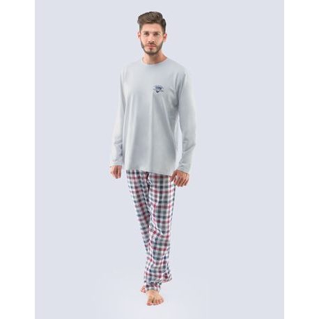 Pohodlné pyžamo v šedé barvě Atila