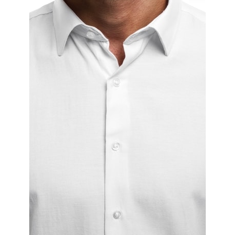 Jednoduchá bílá košile MECH/2122Z