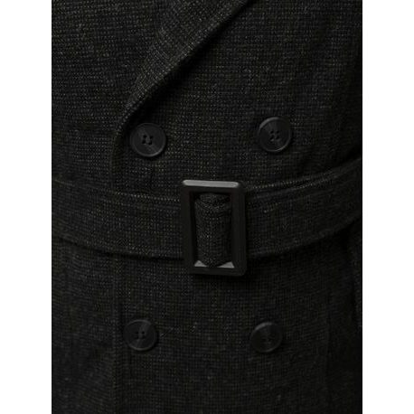 Originální tmavě grafitový kabát O/5627