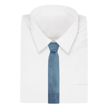 Elegantní modrá kravata se vzorem Angelo di Monti