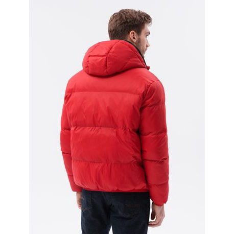Nádherná zimní červená bunda C533