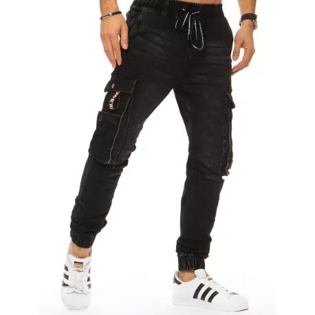 Trendové černé džíny
