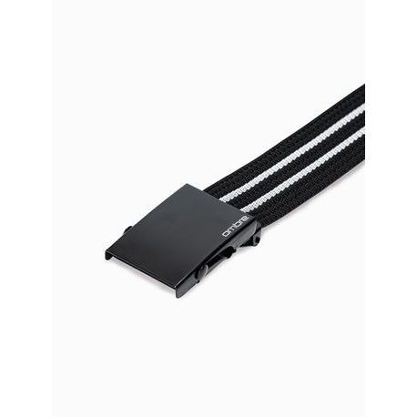 Pánský látkový pásek v černé barvě A365