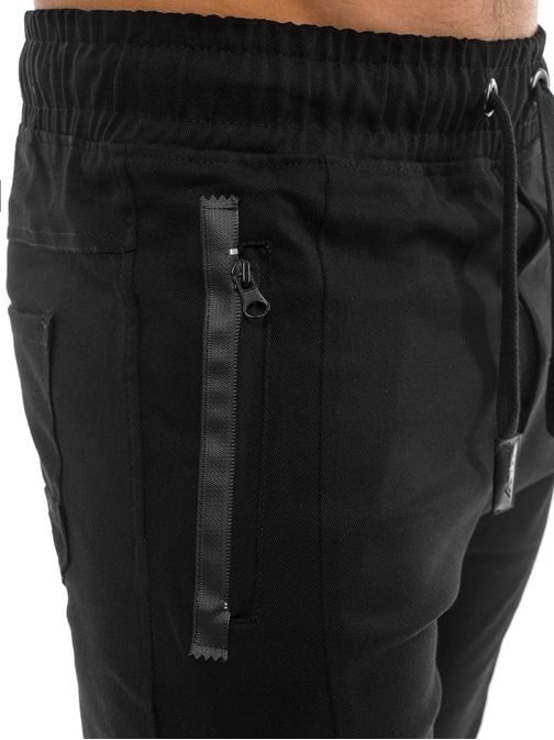 TRENDY ČERNÉ PÁNSKÉ JOGGER ATHLETIC 0803