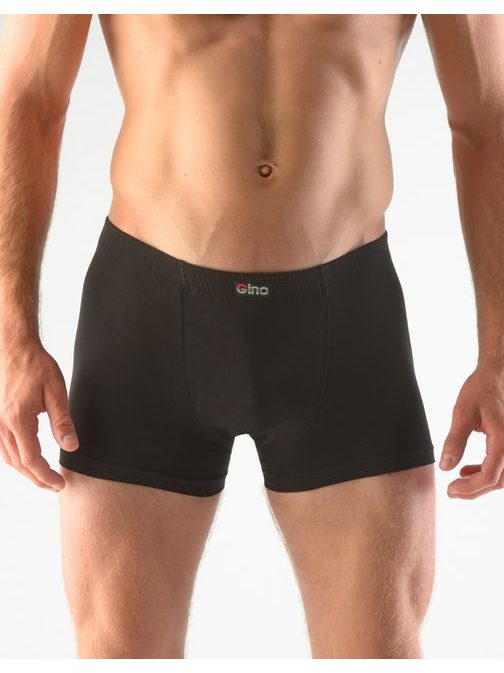 Černé bavlněné boxerky s krátkou nohavičkou