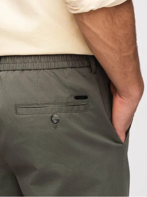 Pánské khaki kalhoty chinos V3 PACP-0293