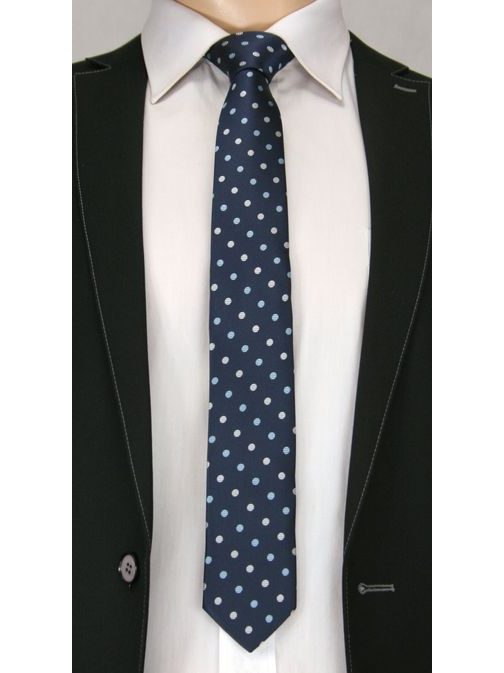 Pánská kravata s kuličkami