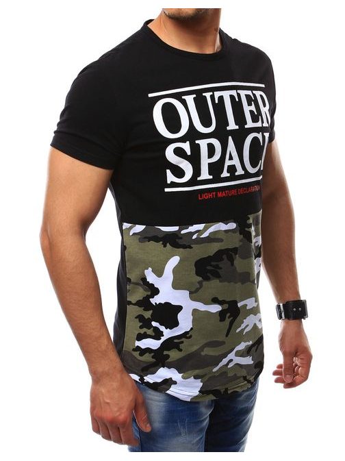Černé tričko OUTER SPACE